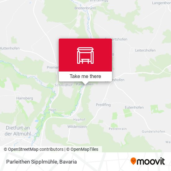 Parleithen Sipplmühle map