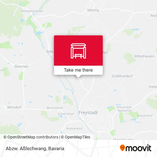 Карта Abzw. Aßlschwang