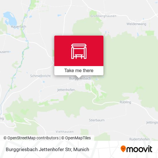 Burggriesbach Jettenhofer Str map