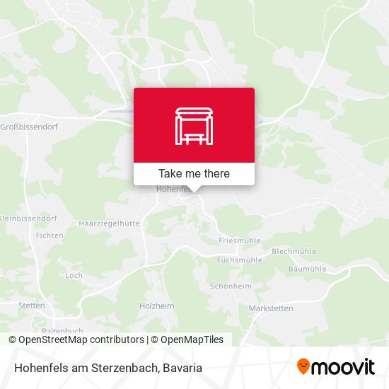 Hohenfels am Sterzenbach map