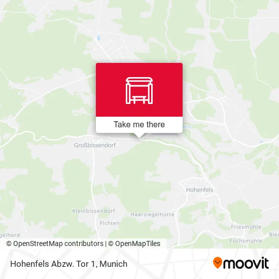 Карта Hohenfels Abzw. Tor 1