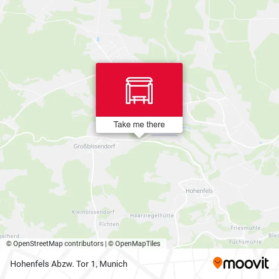 Карта Hohenfels Abzw. Tor 1