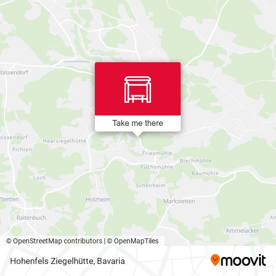 Hohenfels Ziegelhütte map