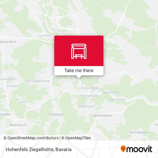 Hohenfels Ziegelhütte map