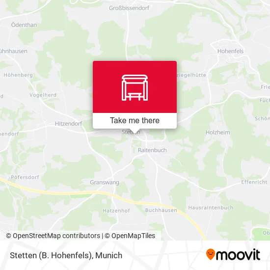 Карта Stetten (B. Hohenfels)