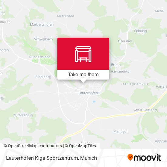 Lauterhofen Kiga Sportzentrum map