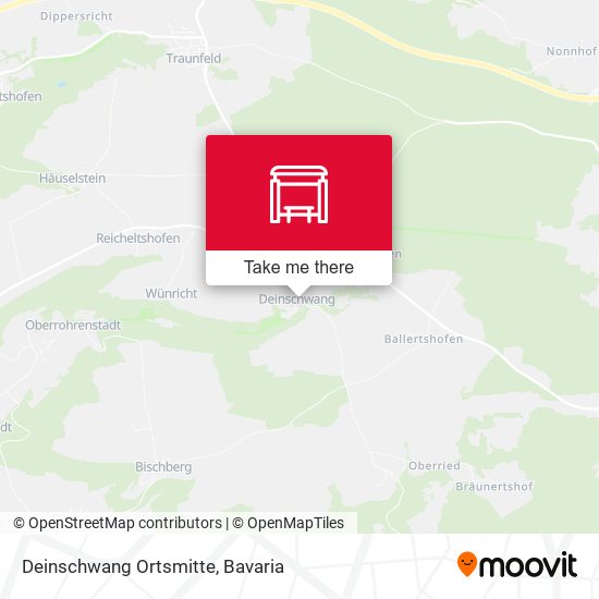Карта Deinschwang Ortsmitte