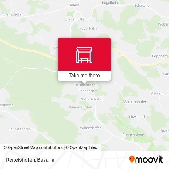 Карта Reitelshofen