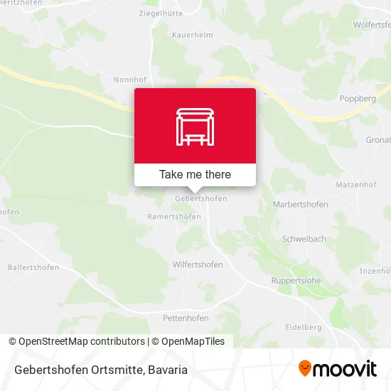 Карта Gebertshofen Ortsmitte