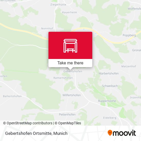 Карта Gebertshofen Ortsmitte