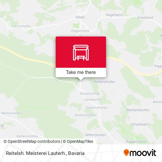 Reitelsh. Meisterei Lauterh. map