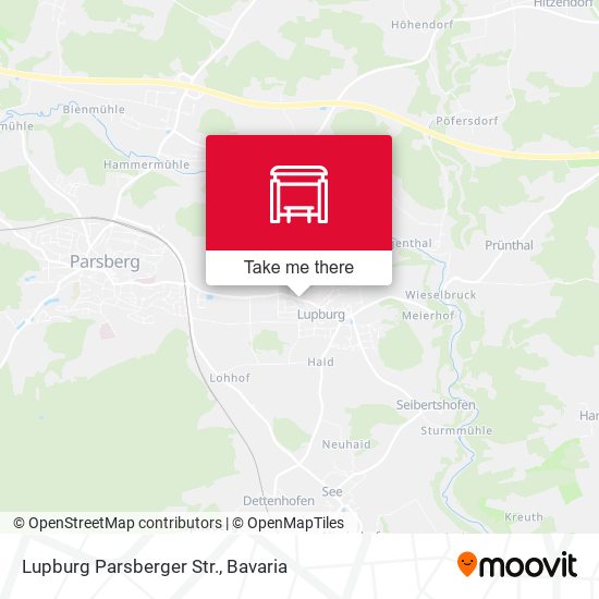 Lupburg Parsberger Str. map