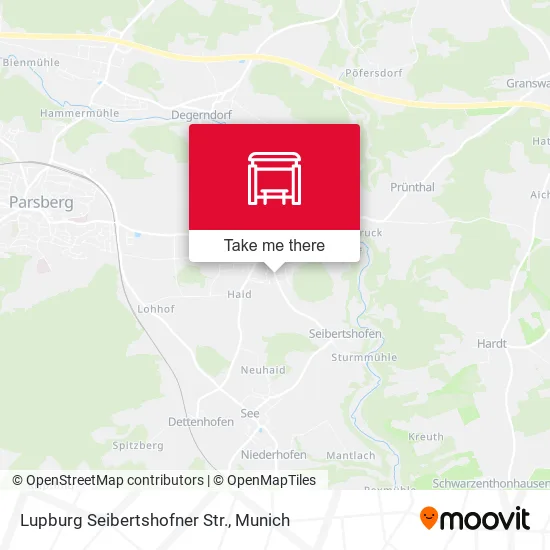 Карта Lupburg Seibertshofner Str.