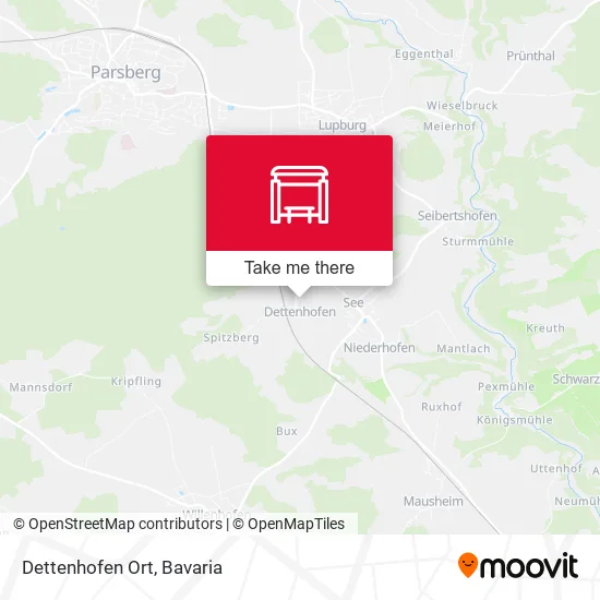 Карта Dettenhofen Ort