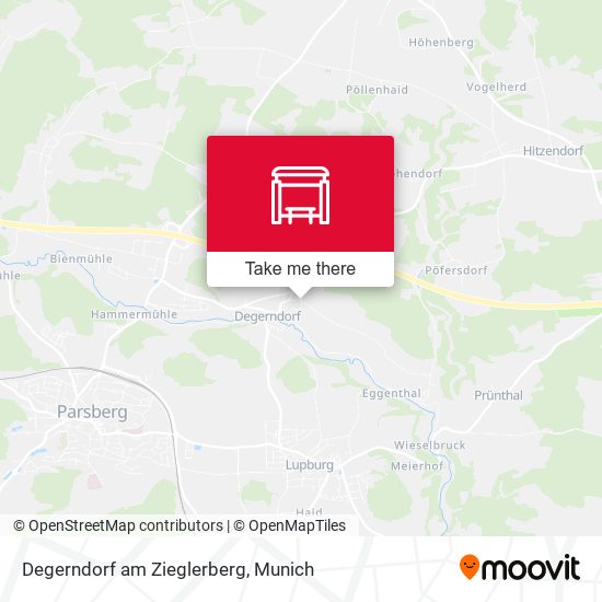 Degerndorf am Zieglerberg map