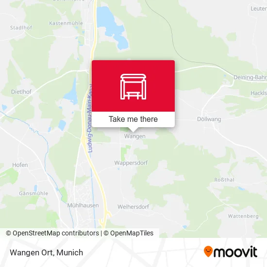 Карта Wangen Ort