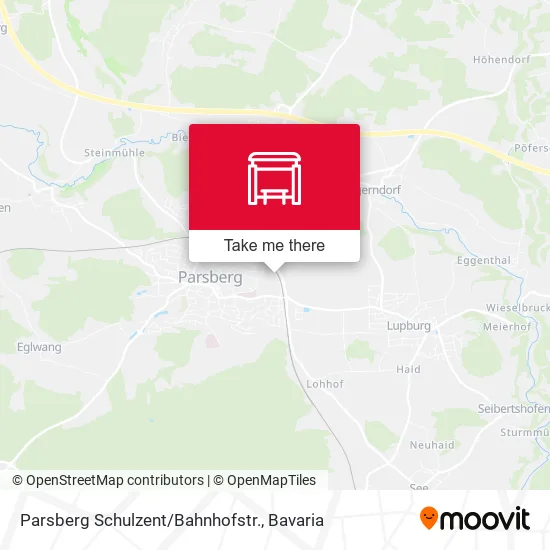 Карта Parsberg Schulzent/Bahnhofstr.