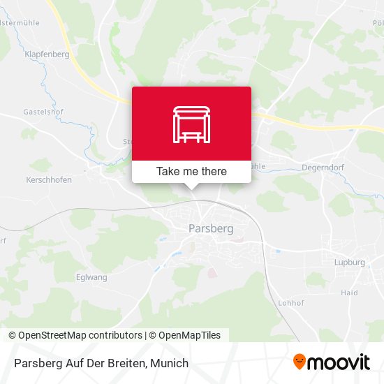 Parsberg Auf Der Breiten map