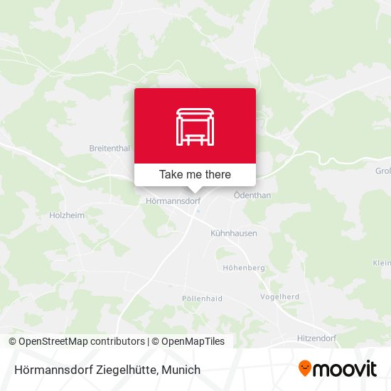 Hörmannsdorf Ziegelhütte map
