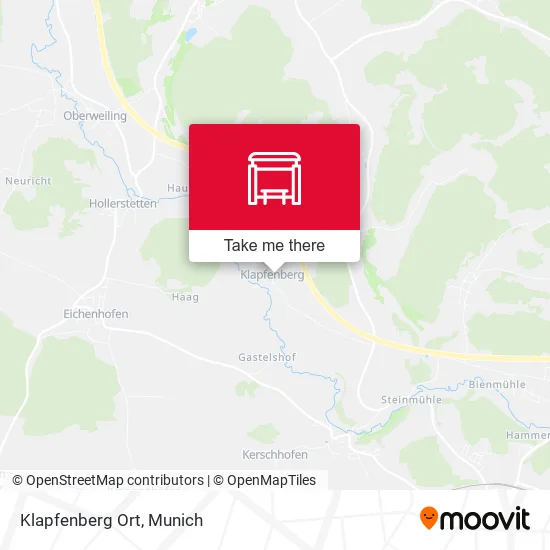 Карта Klapfenberg Ort