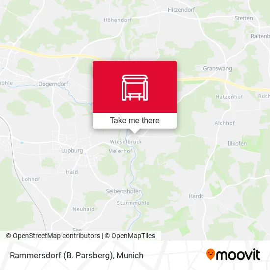 Карта Rammersdorf (B. Parsberg)