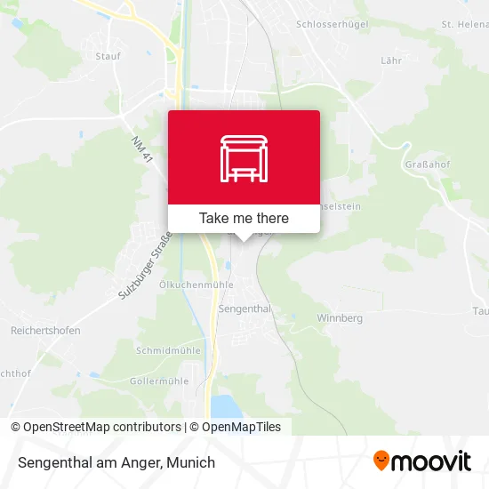 Карта Sengenthal am Anger