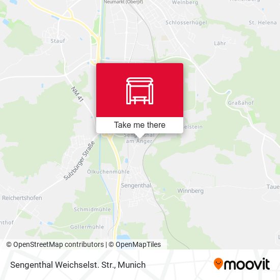 Sengenthal Weichselst. Str. map