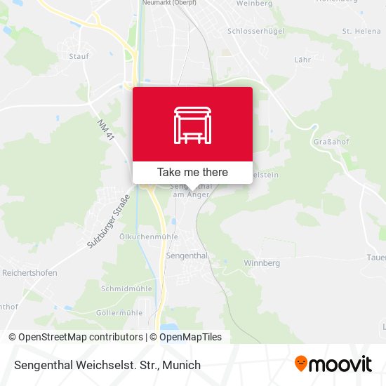 Sengenthal Weichselst. Str. map