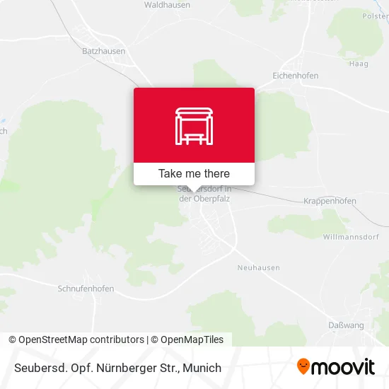 Карта Seubersd. Opf. Nürnberger Str.