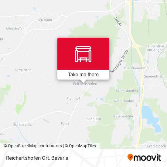 Карта Reichertshofen Ort