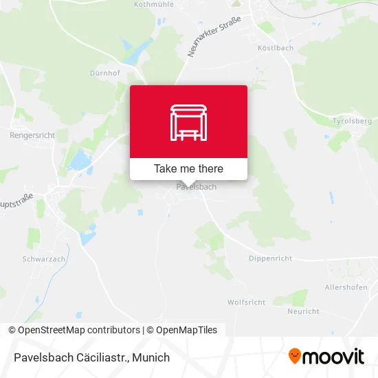 Карта Pavelsbach Cäciliastr.