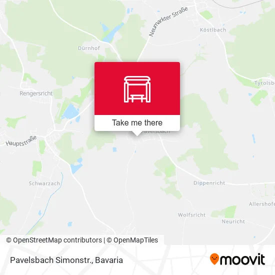 Карта Pavelsbach Simonstr.