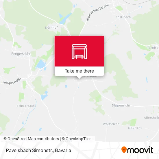 Карта Pavelsbach Simonstr.
