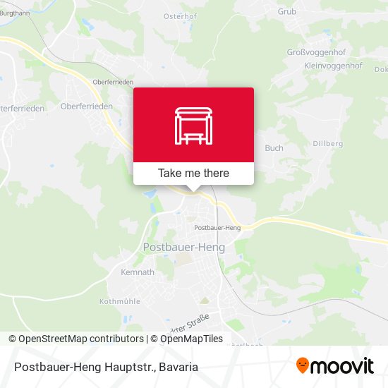 Postbauer-Heng Hauptstr. map
