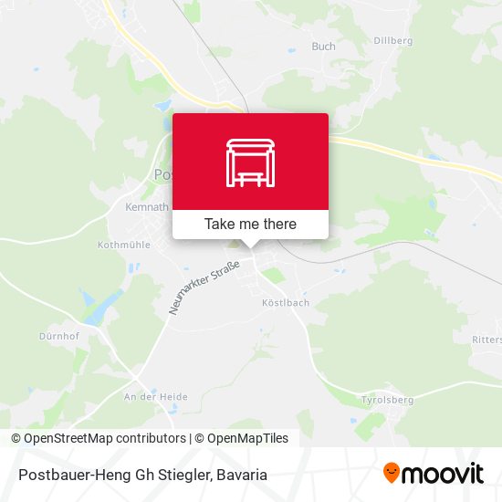 Postbauer-Heng Gh Stiegler map