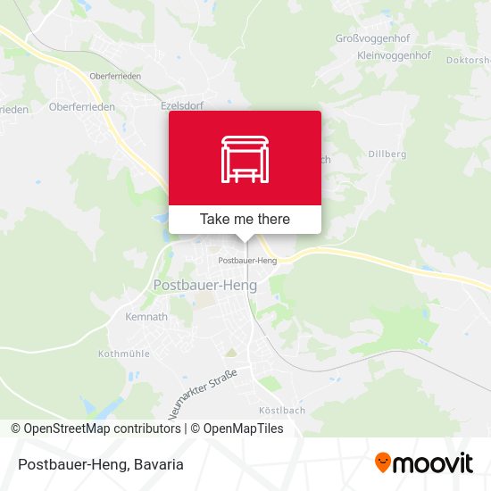 Карта Postbauer-Heng