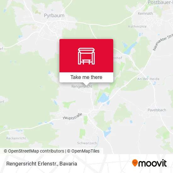 Карта Rengersricht Erlenstr.