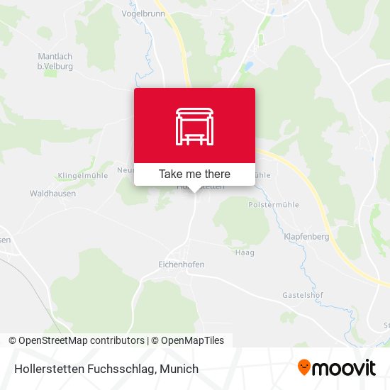 Hollerstetten Fuchsschlag map