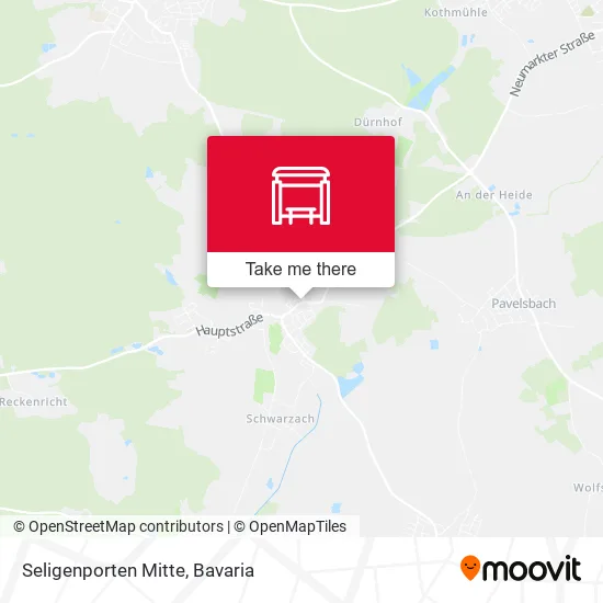 Карта Seligenporten Mitte