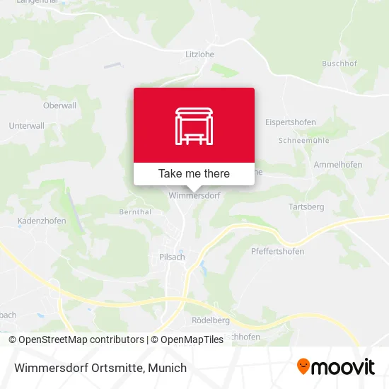 Карта Wimmersdorf Ortsmitte