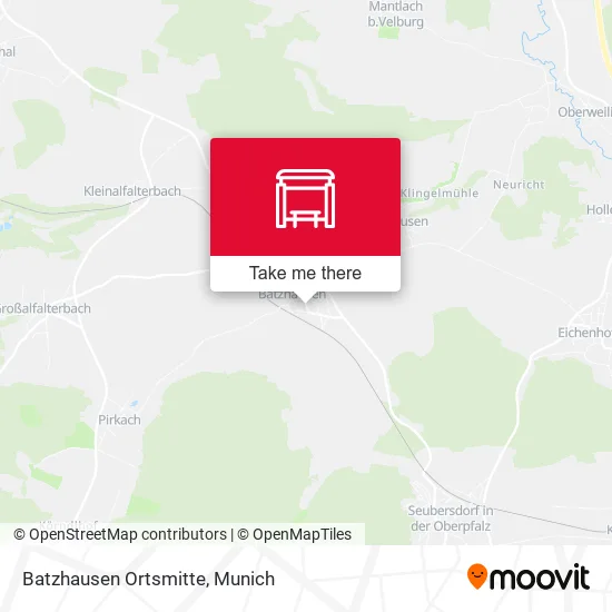 Карта Batzhausen Ortsmitte