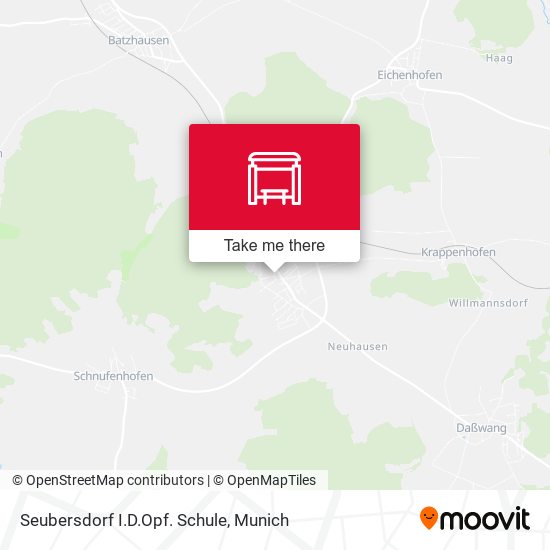 Seubersdorf I.D.Opf. Schule map