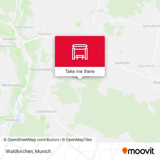 Карта Waldkirchen