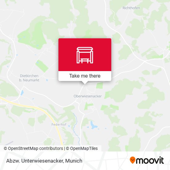 Карта Abzw. Unterwiesenacker