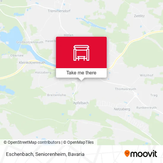 Карта Eschenbach, Seniorenheim