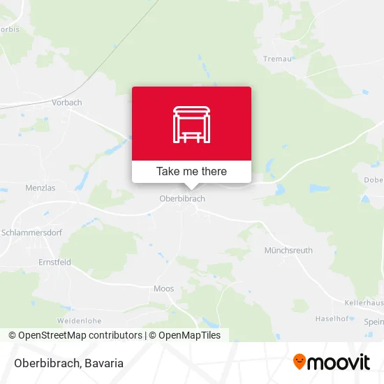 Карта Oberbibrach