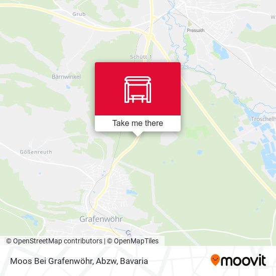 Moos Bei Grafenwöhr, Abzw map