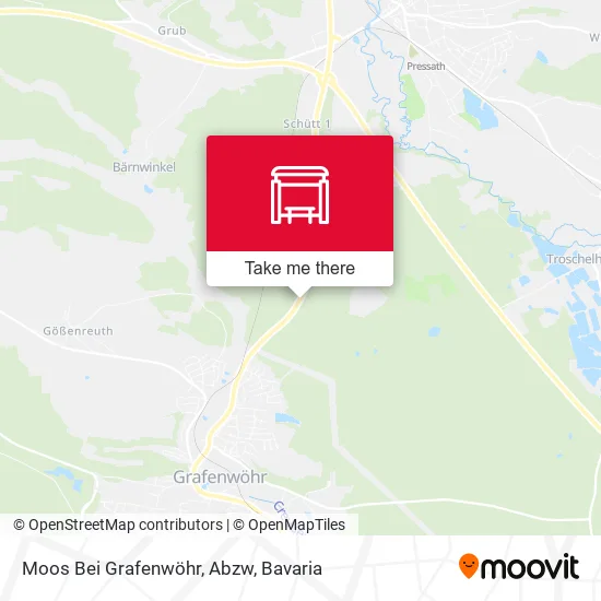 Карта Moos Bei Grafenwöhr, Abzw