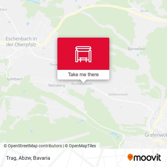 Trag, Abzw map