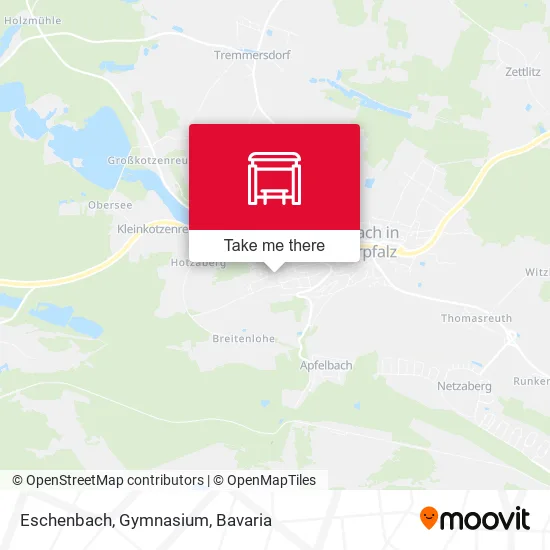 Карта Eschenbach, Gymnasium